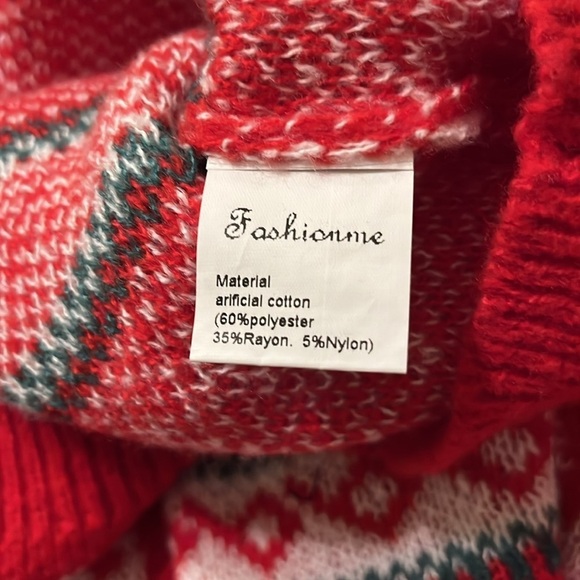 NEW Women/Men Ugly Christmas Sweater Pullover Holiday Crewneck Chunky Sweaters - Picture 5 of 5